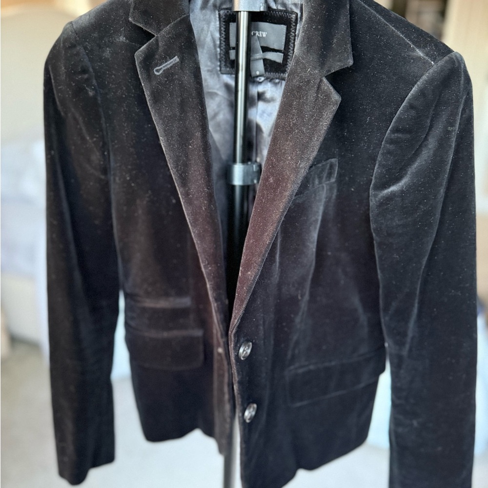 Women’s Black Velvet J.Crew Blazer